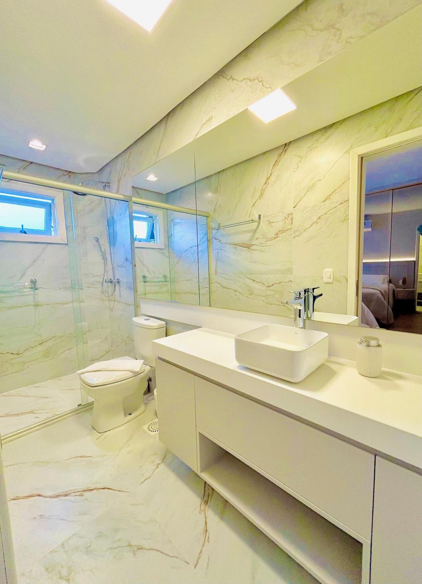 Alto Padrao Lindo No Centro 200Mt Da Rua Coberta Apartman Gramado Kültér fotó