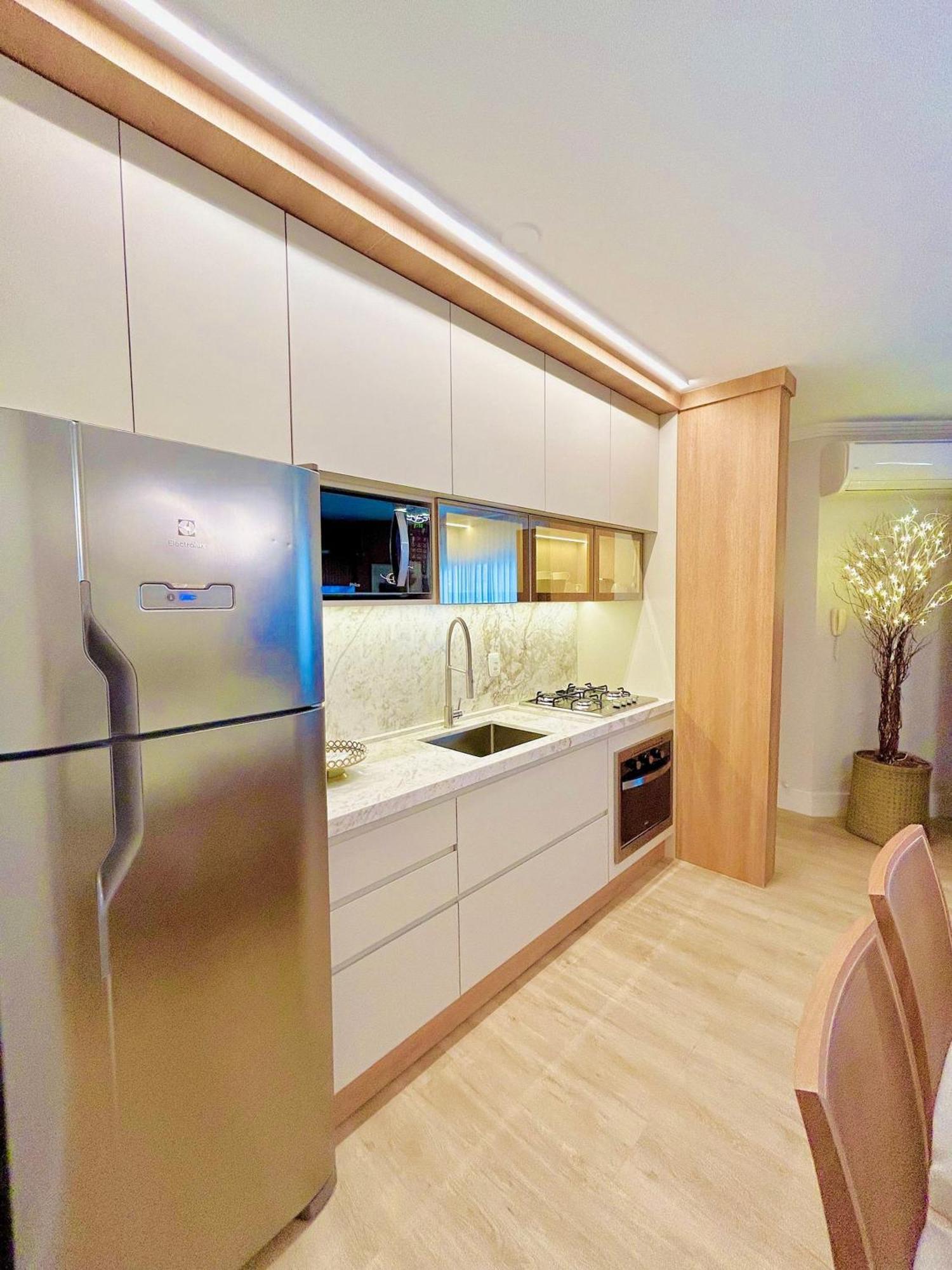 Alto Padrao Lindo No Centro 200Mt Da Rua Coberta Apartman Gramado Kültér fotó